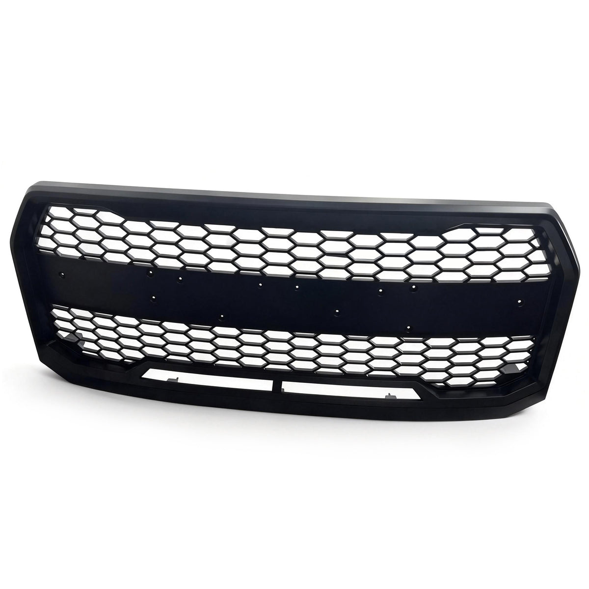 2015-2017 Ford F-150 Raptor Style W/Emblem Recess Front Upper Grille