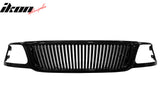 1999-2003 Ford F150 Vertical Style Black Front Bumper Upper Mesh Grille ABS Replacement