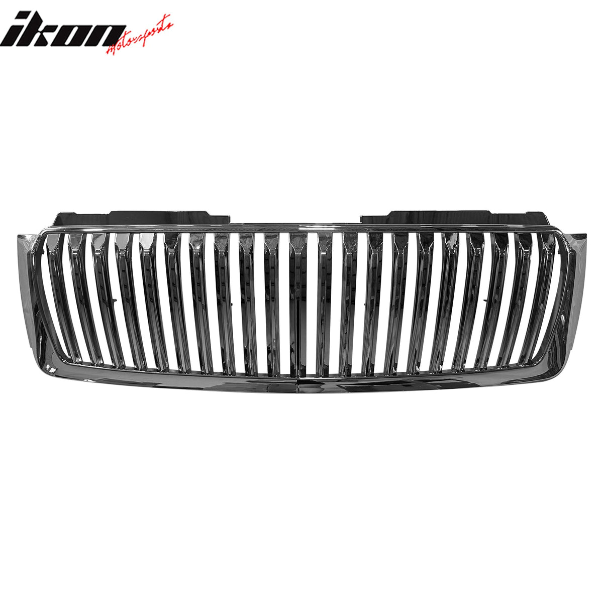 2007-2008 Chevy Tahoe& Avalanche& Suburban Vertical Style Front Bumper Grille Chrome ABS