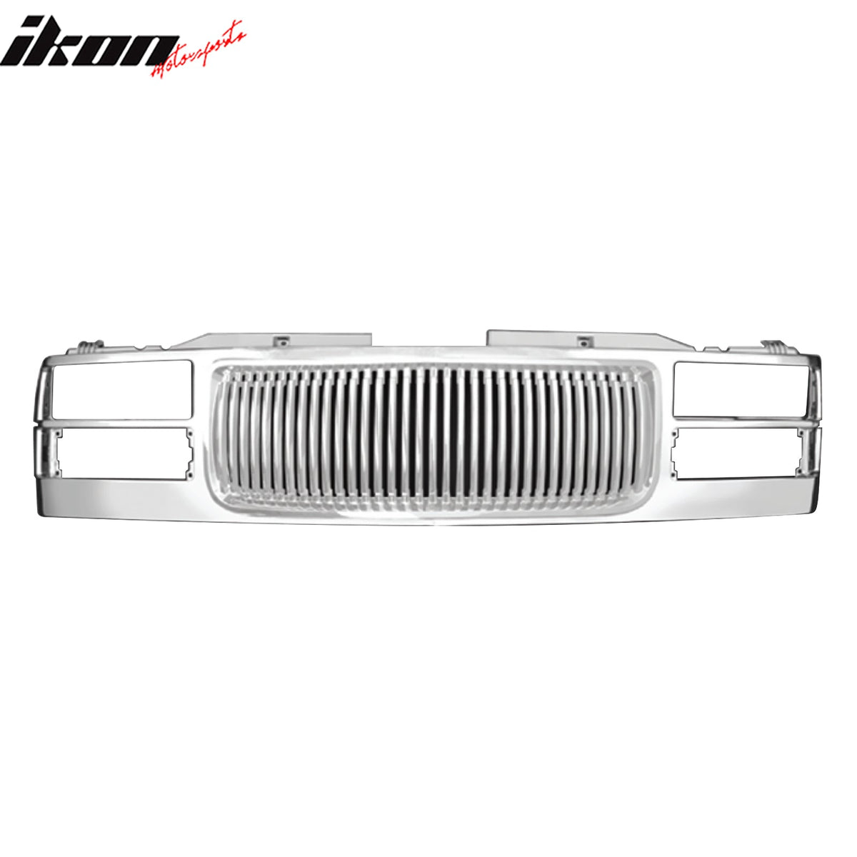 1994-2001 GMC C1500/C2500/C3500/K1500/K2500 Vertical Chrome Grille ABS