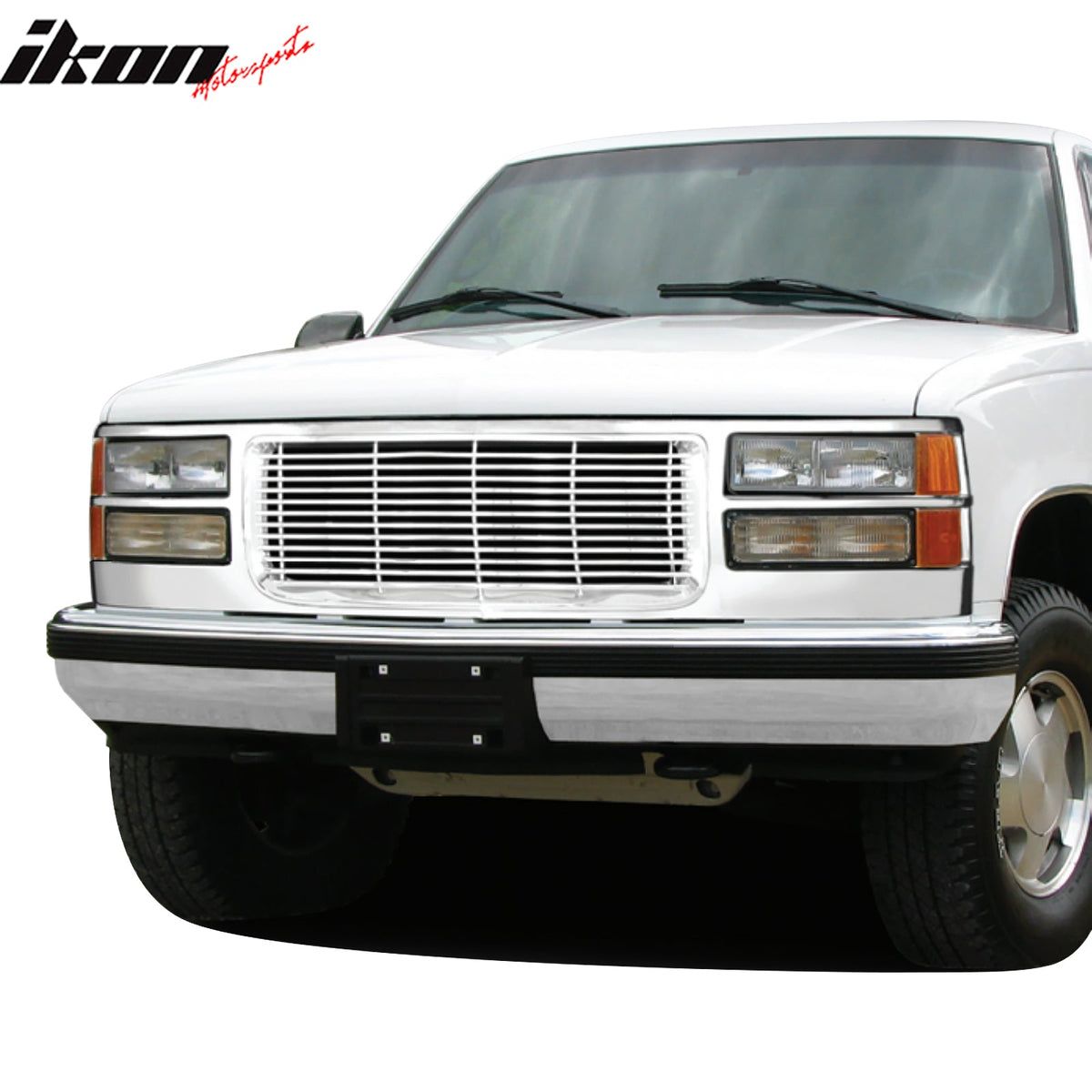 1994-2001 GMC C1500/C2500/C3500/K1500/K2500 Billet Chrome Grille ABS