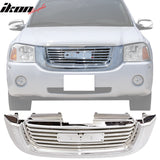 2002-2009 GMC Envoy OE Style Chrome Front Upper Mesh Grille ABS