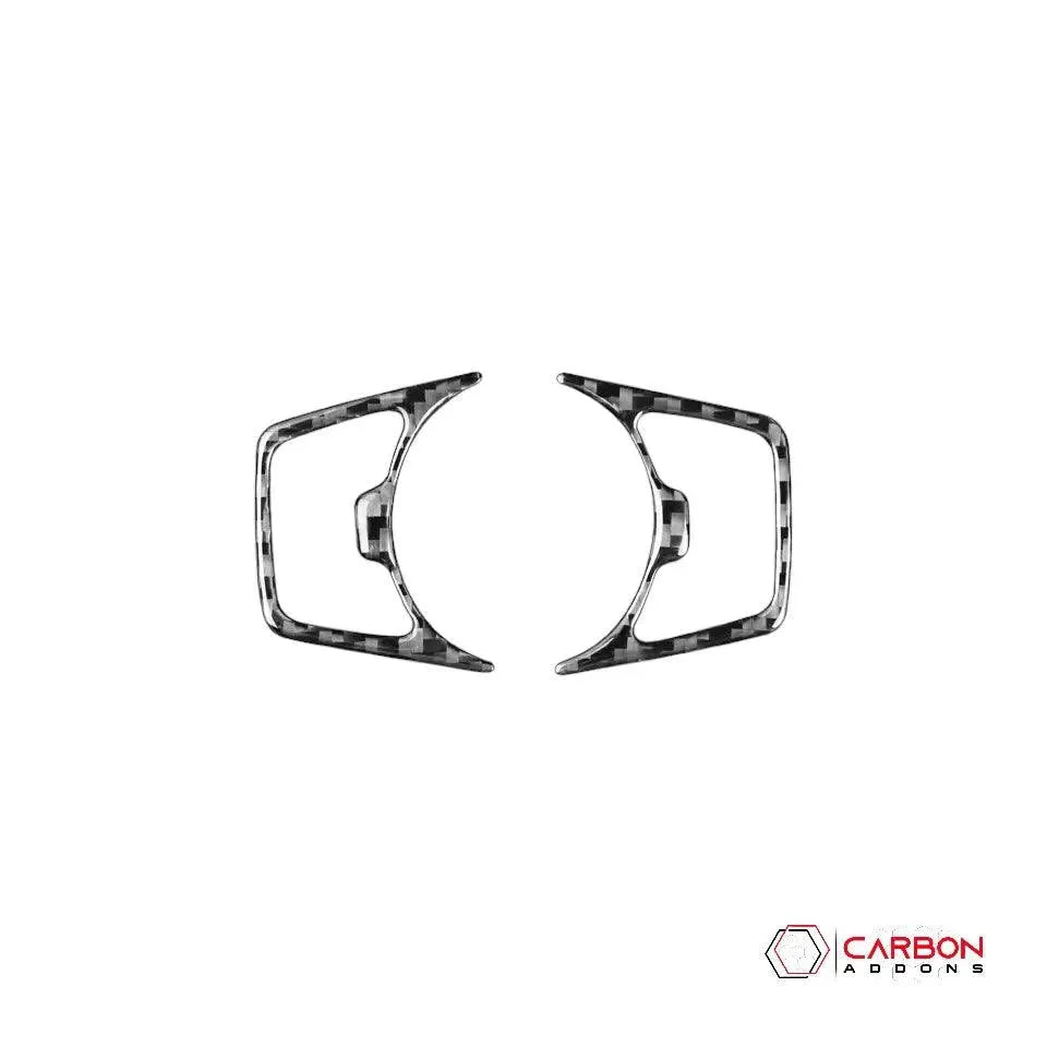 Mustang 2015-2023 Real Carbon Fiber Headlight Switch Trim Overlay
