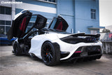 2017-2026 McLaren Dry Part Carbon Fiber Side Skirts Carbonado (765LT) Fits: 720S Spider and Coupe, 750s Spider and Coupe