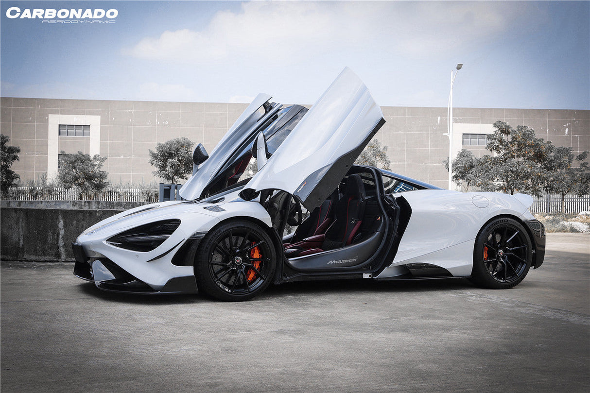 2017-2022 McLaren 720s Spider 765LT-Style Dry Part Carbon Fiber Front Fender