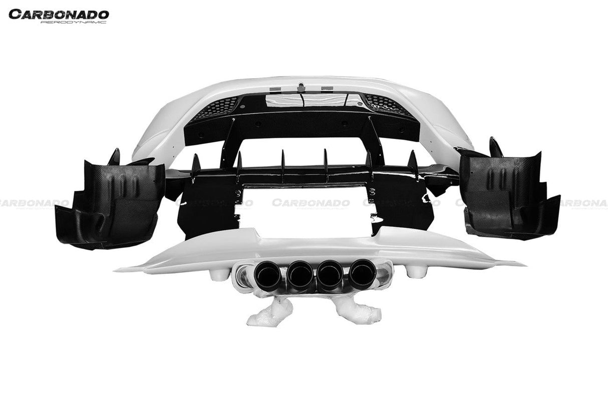 2017-2022 McLaren 720s 765LT-Style Rear Bumper and Wing