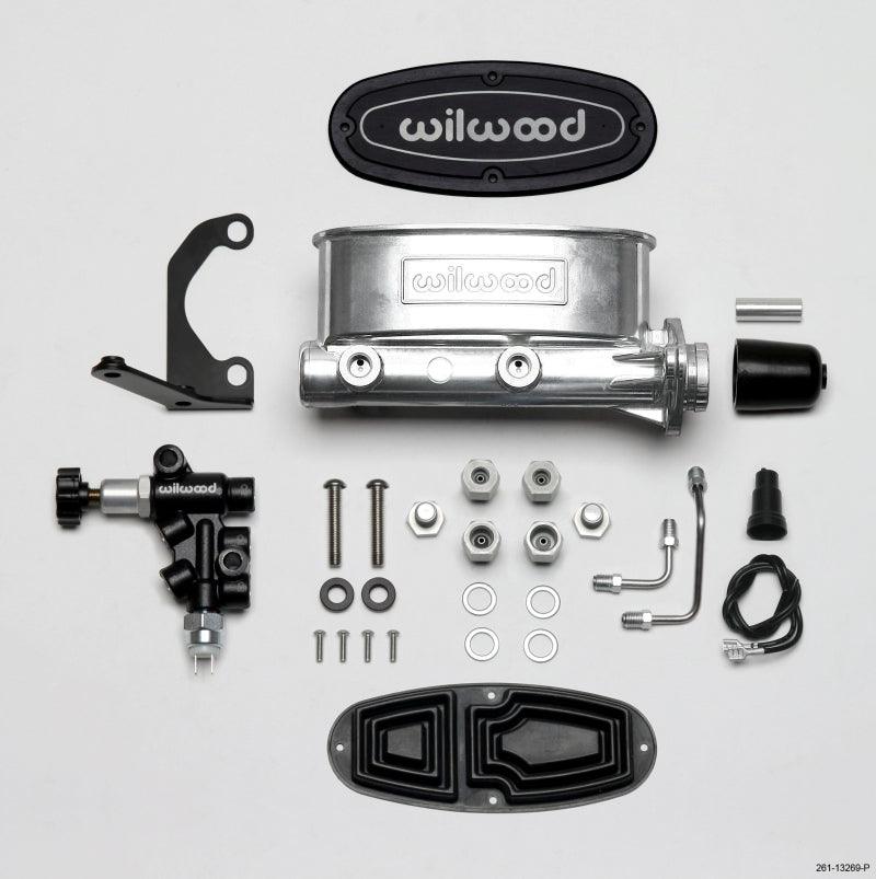 Wilwood Master Cylinder Tandem w / Bracker Prop Valve 1in
