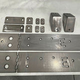 Toyota Tacoma Longbed (16-23) Bolt on Rock Slider Frame Plate Kit