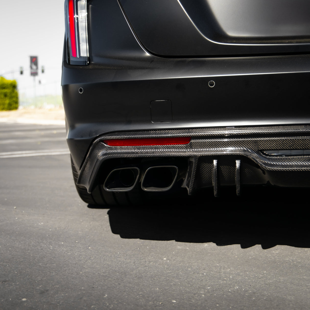 2022-2026 Cadillac CT5-V Blackwing Type-ST Carbon Fiber Rear Diffuser