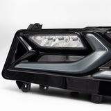 2020-2026 Corvette C8 Euro Smoke Style LED Taillights Amber Sequential Pair