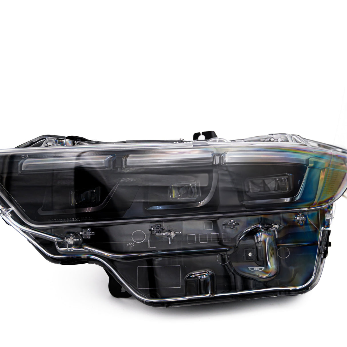 2024+ Ford Mustang S650 RGB Headlights With Gloss Black Housing (Pair)