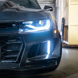 2010-2025 Chevy Camaro 1LE Canards Track Package Double Sided Gloss Carbon Fiber