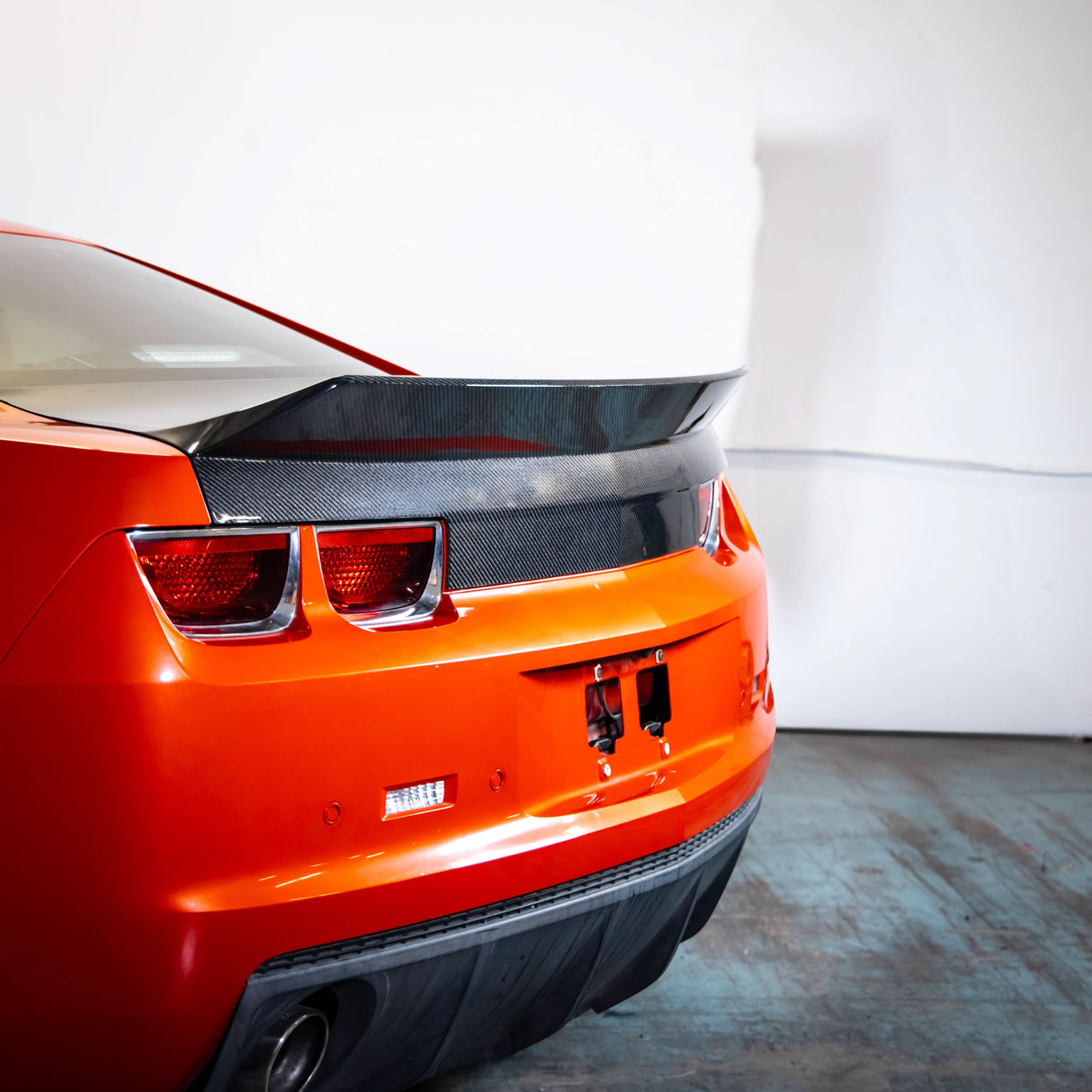 2010-2013 Camaro Type-X Double Sided Gloss Carbon Fiber Trunk W/ Integrated Spoiler