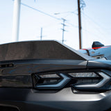 2016-2024 Camaro Type-X Double Sided Gloss Carbon Fiber Trunk W/ Integrated Spoiler