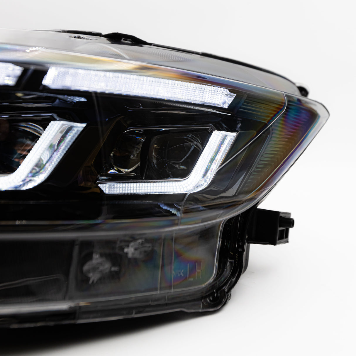 2015-2017 Ford Mustang Projector Headlights S650 Style LED Amber Sequential Turn Signals