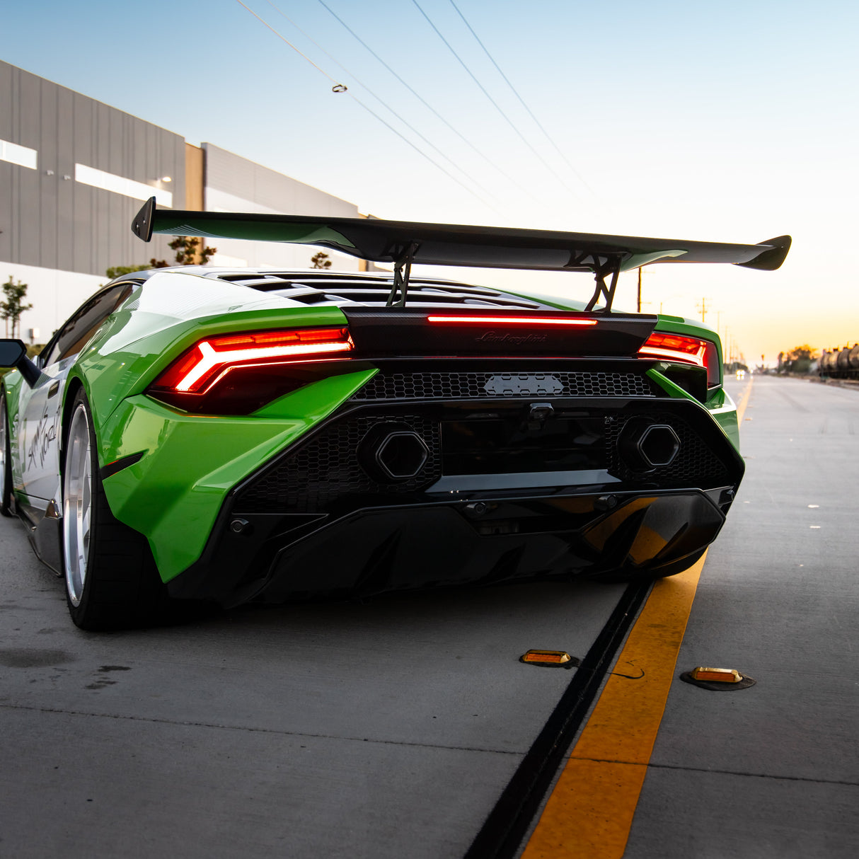 2014-2024 Lamborghini Huracan Tecnica Rear Bumper Conversion Kit