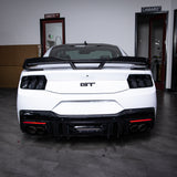 2024+ Mustang S650 Dark Horse Rear Spoiler Gloss Carbon Fiber 2pcs