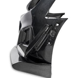 2019-2025 Chevy Camaro SS RS LT Black Panther ZL1 1LE 1PC Full Gloss Carbon Fiber Track Package Front Bumper Conversion for RS Headlights