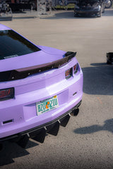 2010-2013 Chevy Camaro Evo Style Shark Fins Rear Diffuser Quad/Single Tips
