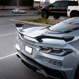 2023-2027 C8 Corvette Z06/E-Ray/Grand-Sport Z07 Rear Spoiler Carbon Fiber 1pc