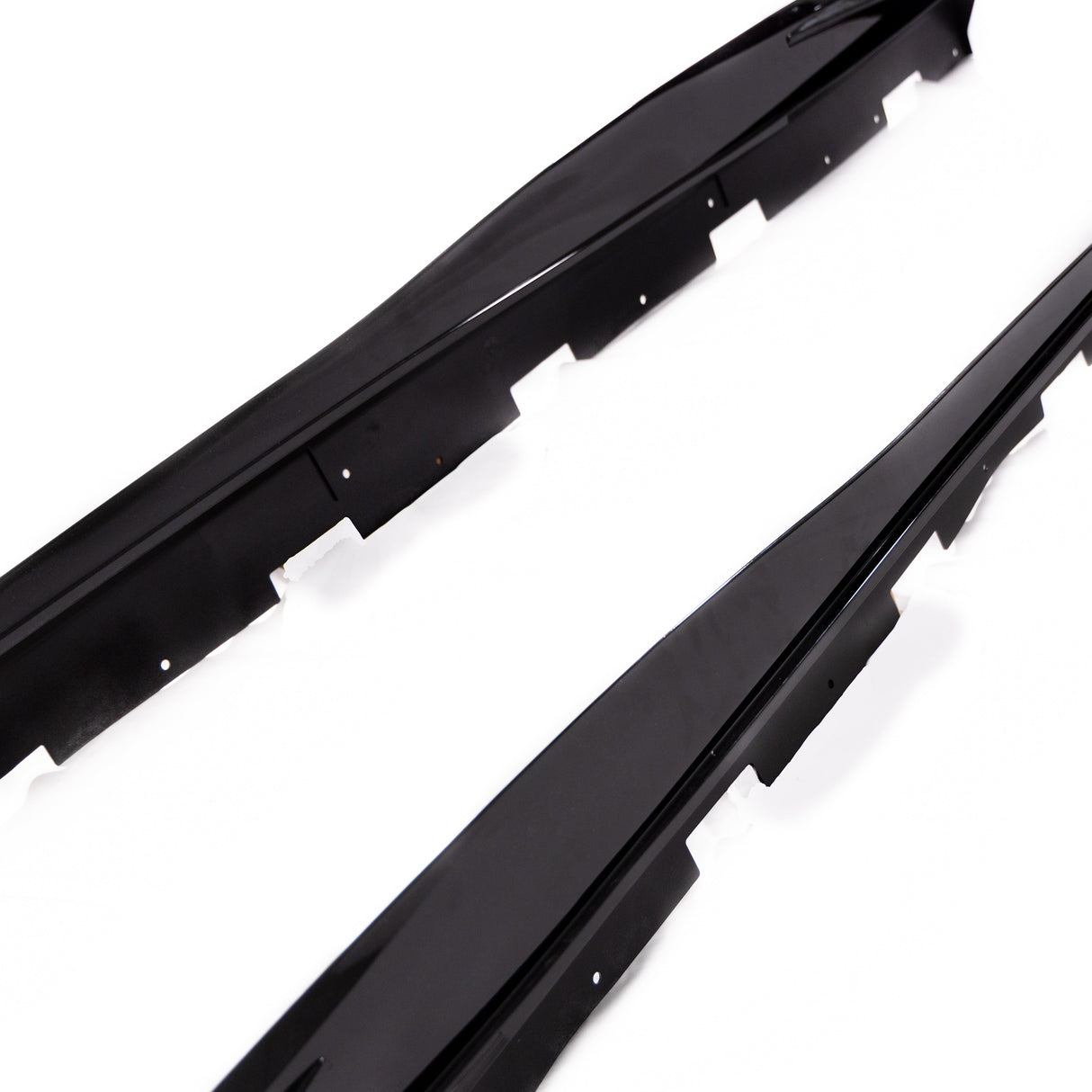 2010-2015 Chevy Camaro Evo Style Gloss Black Side Skirt Rockers