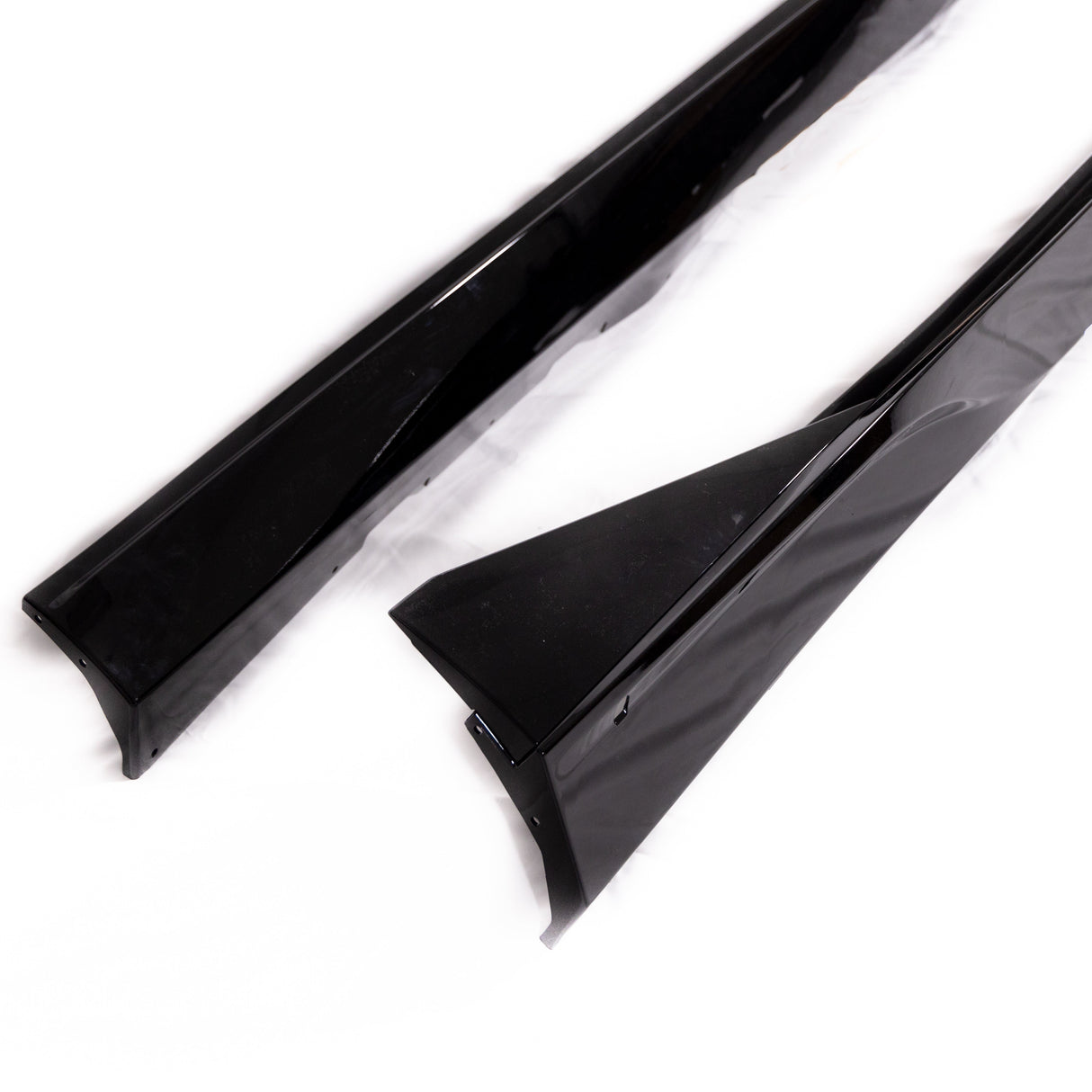 2010-2015 Chevy Camaro Evo Style Gloss Black Side Skirt Rockers