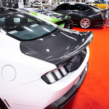2024 + Ford Mustang Type-X Double Sided Carbon Fiber Trunk W/ Integrated Spoiler