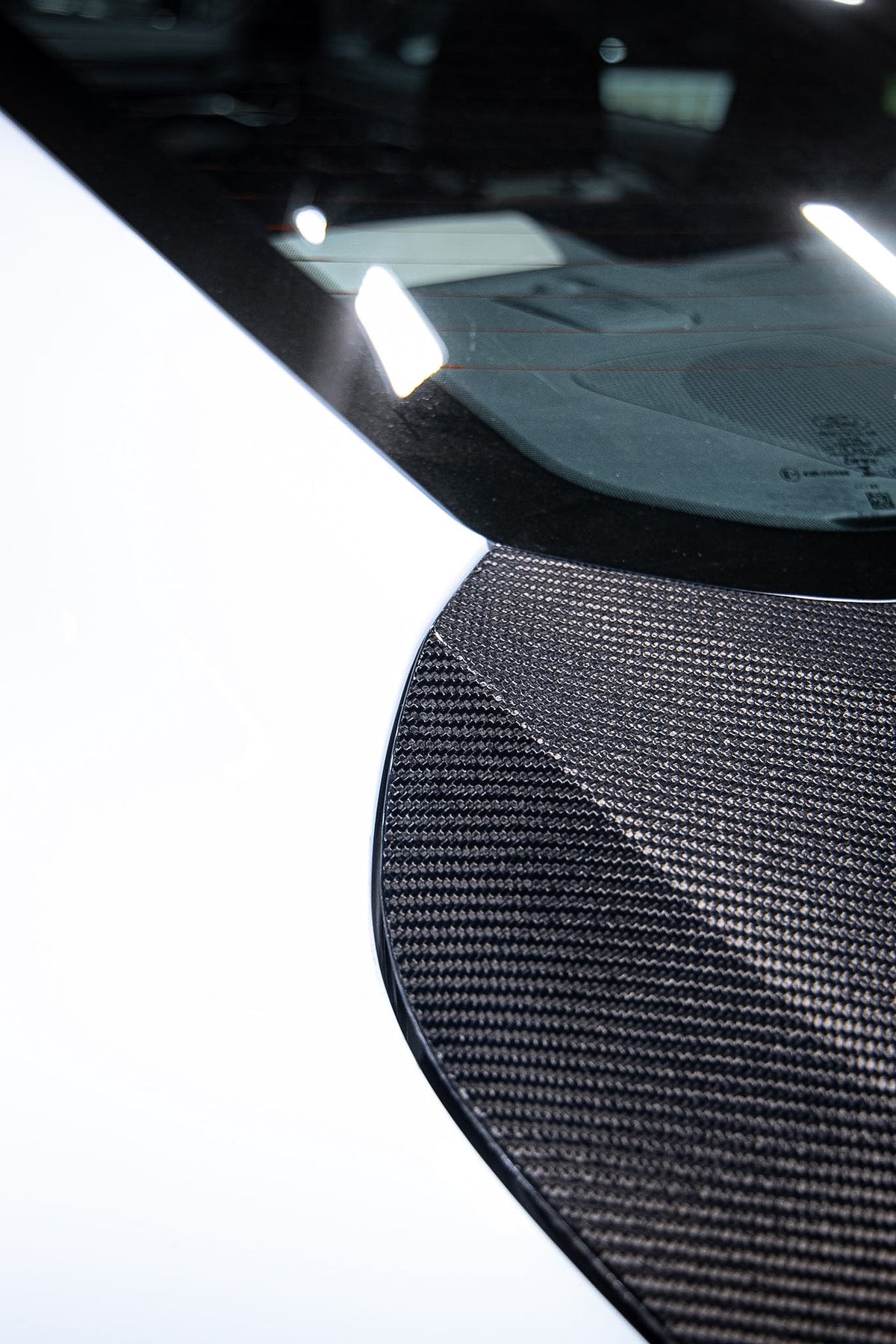 2024 + Ford Mustang Type-X Double Sided Carbon Fiber Trunk W/ Integrated Spoiler