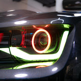 2010-2013 Chevy Camaro RGB Color-Changing 6th Gen Style Headlights – OEM Bumper Fitment