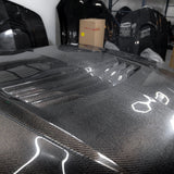 2022-2024 Cadillac CT5-V / Blackwing Type-SV Double Sided Gloss Carbon Fiber Hood