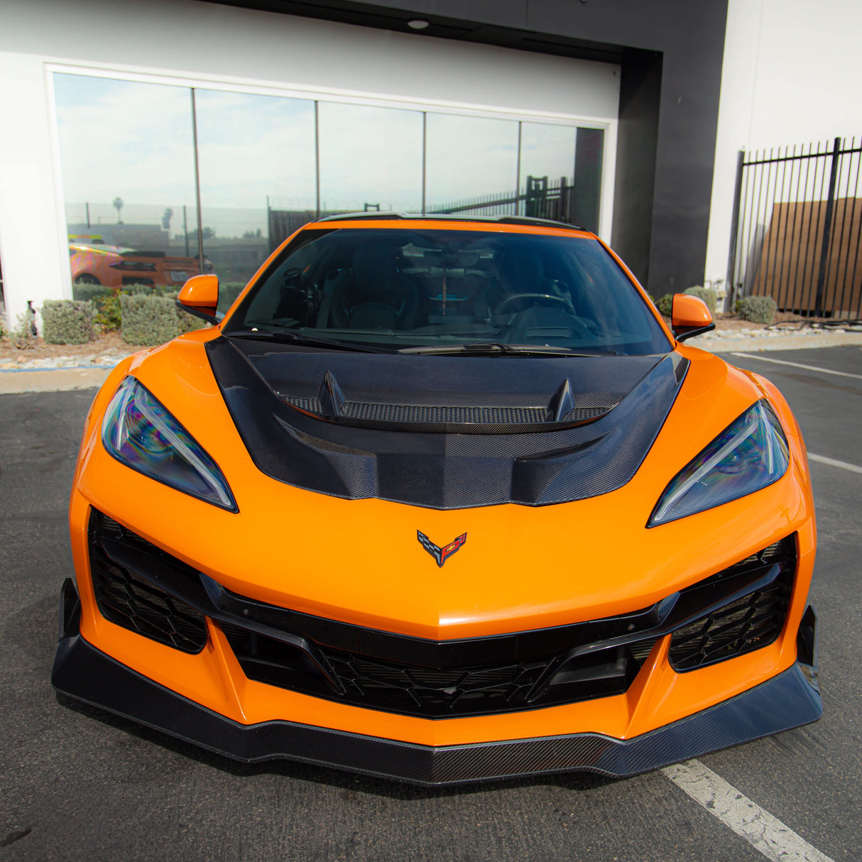 2020-2026 Corvette C8 Type-ZR1 Double Sided Carbon Fiber 2pc Hood For Stingray/Z06/E-Ray