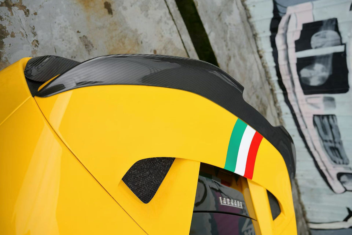 2019-2024 Ferrari F8 MSY Style Autoclave Carbon Fiber Trunk Spoiler