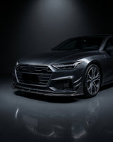 2019–2024 Audi A7 S-Line / S7 4KA Sportback Front Chin Lip Spoiler – Carbon Fiber
