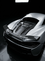 McLaren 540C 570S 570GT 600LT Dry Carbon Fiber Rear Wing Sports Style 2015 - 2019
