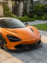McLaren 720S Spider Dry Carbon Fiber Front Lip Splitter OEM Style 2017 - 2019