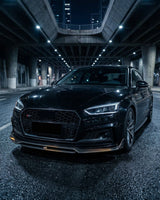2017–2019 Audi A5 S-Line / S5 B9 Front Bumper Diffuser Lip – Carbon Fiber