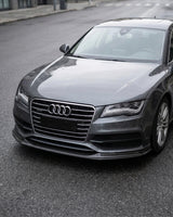 2012–2014 Audi A7 S-Line C7 Sportback Front Bumper Splitter – Carbon Fiber