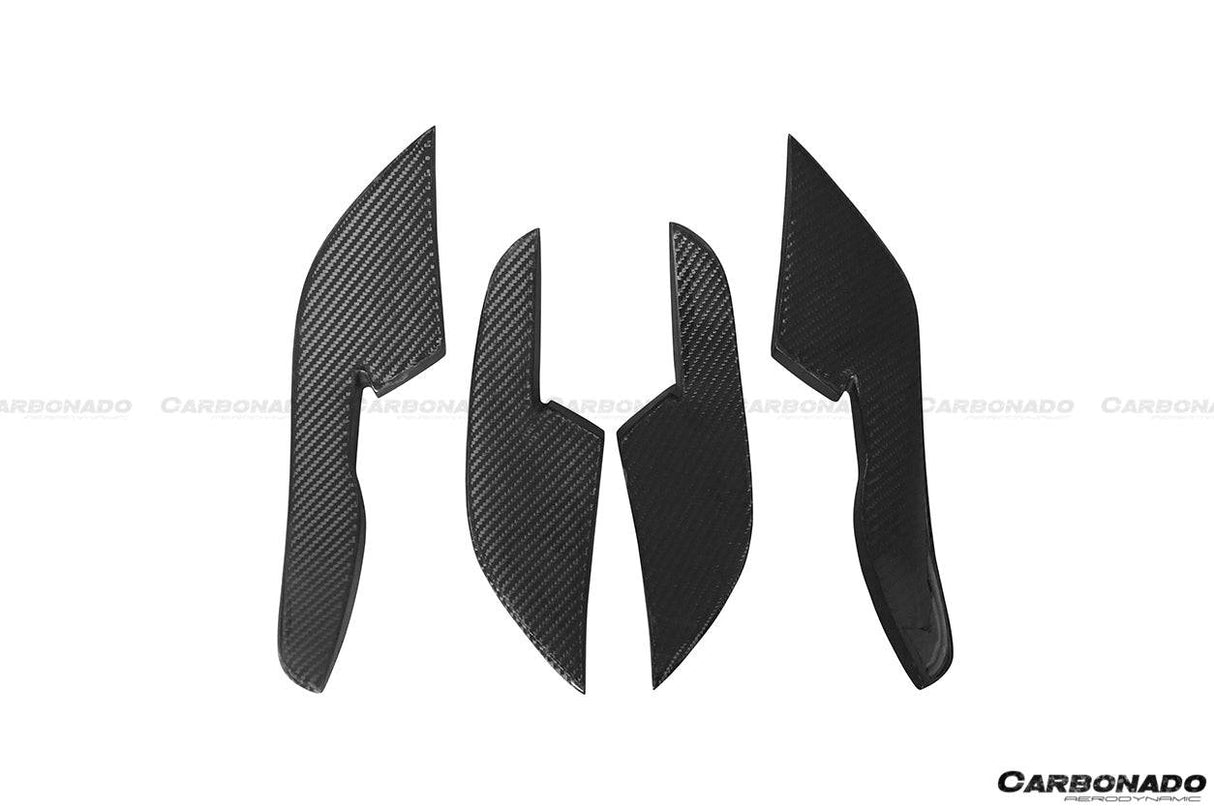 2015-2017 Audi RS7 BS Style Carbon Fiber Front Bumper Canards