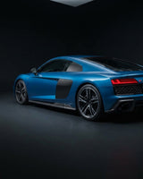 2019–2023 Audi R8 V10 Coupe Side Skirt Extensions – Prepreg Dry Carbon Fiber