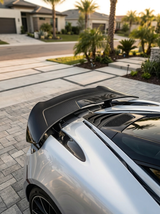 McLaren 720S Spider Dry Carbon Fiber Rear Spoiler Wing Polished Finish 2017 - 2019