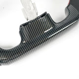 Corvette C6 Flat Bottom Steering Wheel – Hydro-Dip Carbon Fiber Woodgrain Finish (2007–2013)