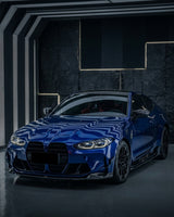2021–2024 BMW M3 G80 / M4 G82 / G83 Side Skirt Extensions – Pre-Preg Dry Carbon Fiber