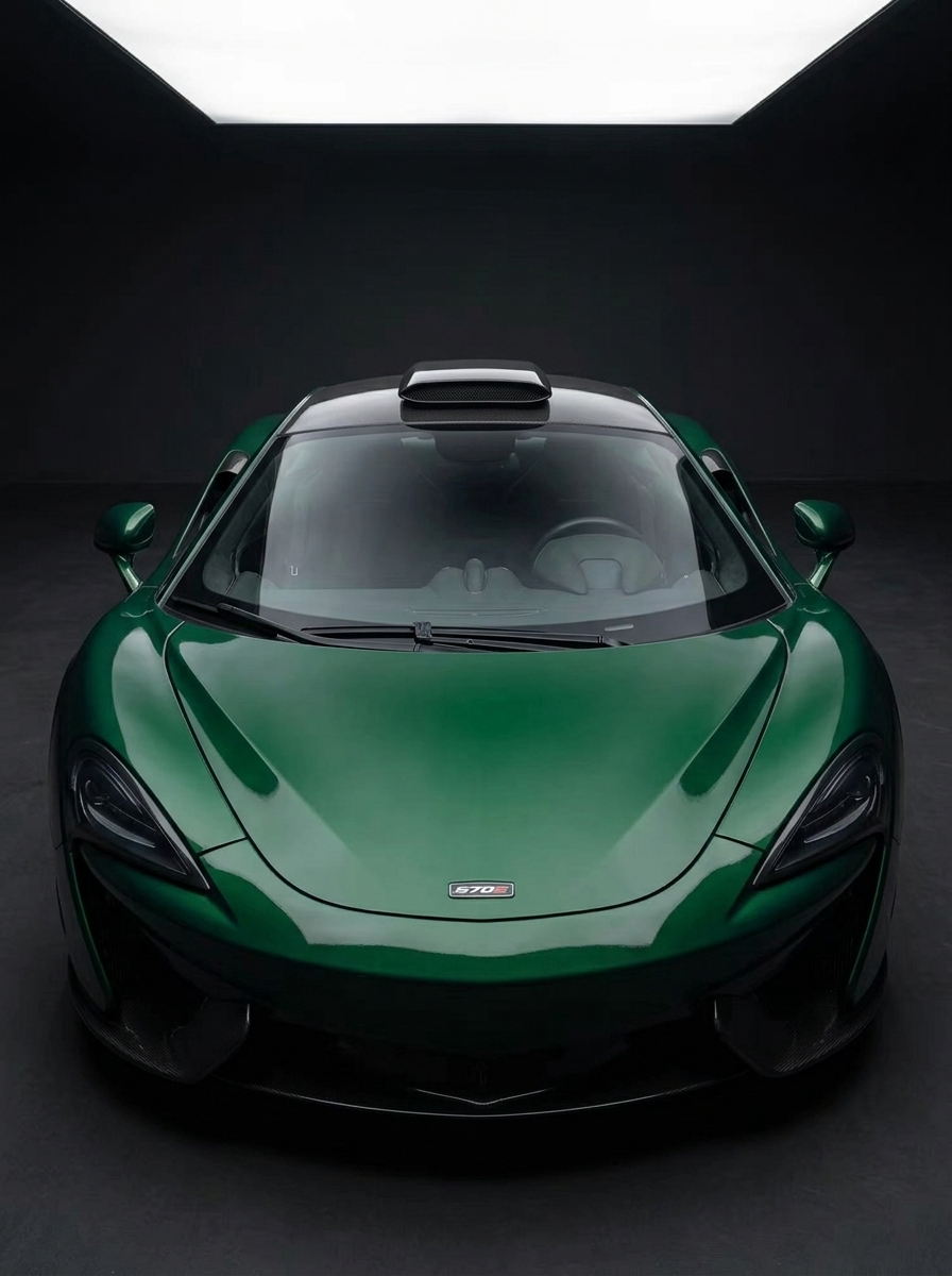 McLaren 540C 570S 570GT Dry Carbon Fiber Roof Scoop 2015 - 2019