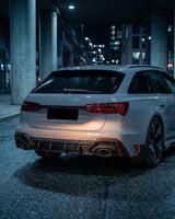 2019–2021 Audi RS6 / A6 C8 Avant Wagon Rear Bumper Diffuser – Dry Carbon Fiber