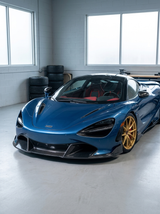 McLaren 720S Spider Dry Carbon Fiber Front Lip Splitter Screw-On 2017 - 2019