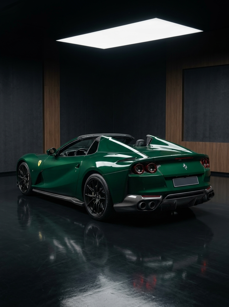2017 - 2020 Ferrari 812 Superfast GTS Side Skirts - Dry Carbon Fiber