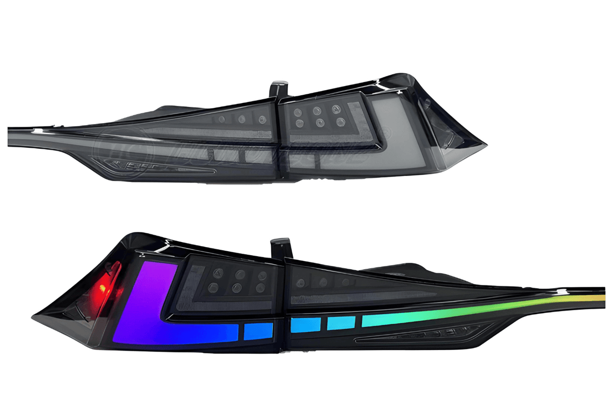 Lexus IS 300h Modern Tail Light Upgrade (RGB Color Changing) LED Tail Lights (2014-2020) - K2 Industries