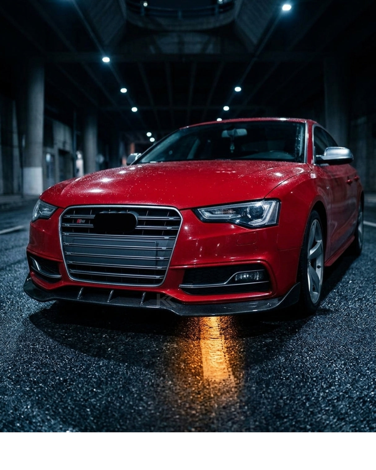2012–2016 Audi A5 S-Line / S5 B8.5 Facelift Front Bumper Lip Splitter – Carbon Fiber