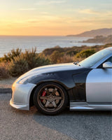 2003-2008 Nissan 350Z AMS GT3 Style Front Over Fenders – Carbon Fiber