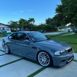 BMW 3 Series E46 M3 HM Style Carbon Fiber Front Lip (2001 - 2006) - K2 Industries